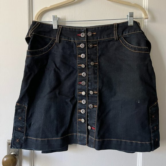 OILILY Denim Mini Skirt (42)